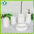 Elegant Distinctive White New Porcelain Bath Set